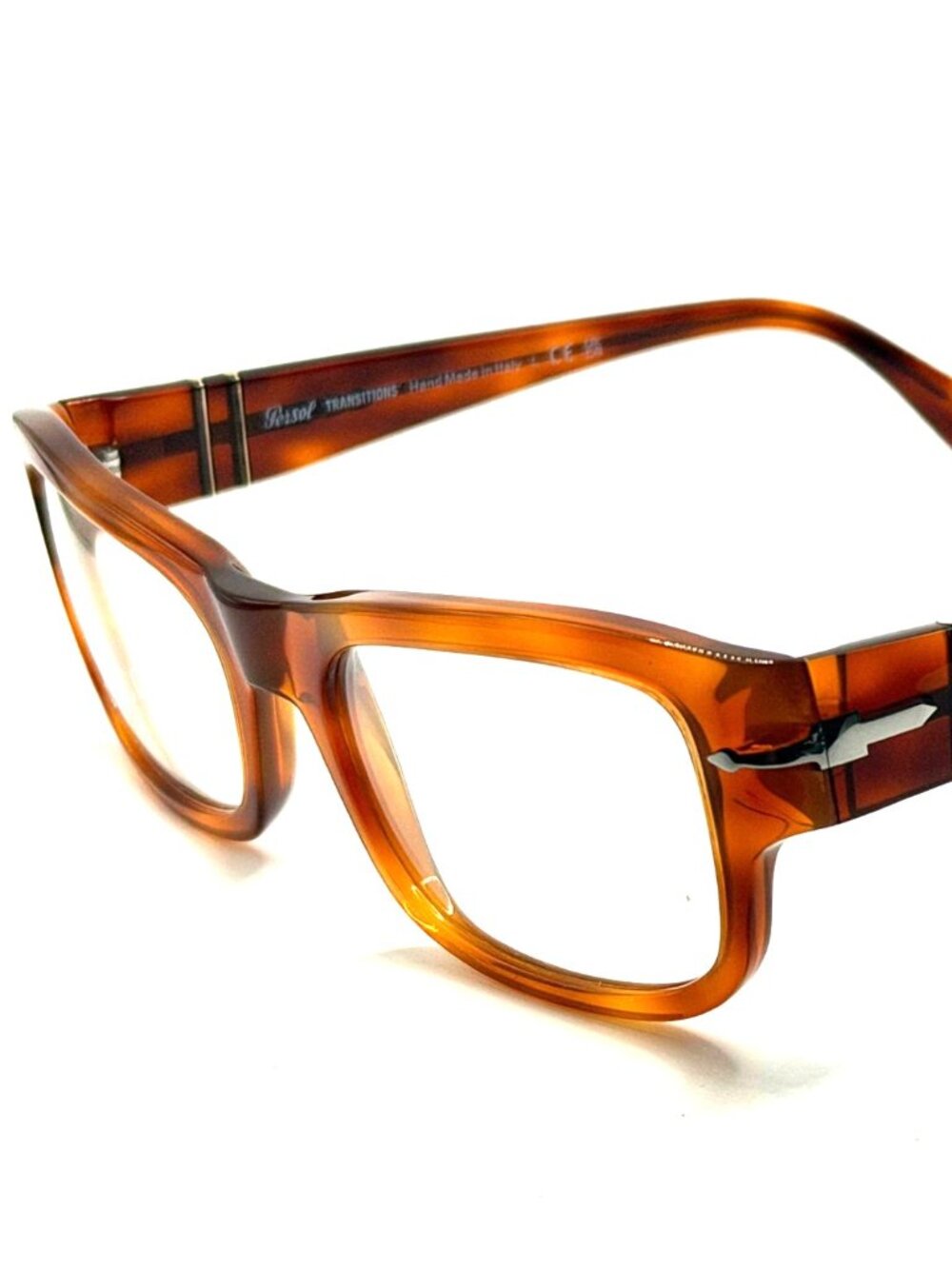 NEW PERSOL PO3326-S 96/G1 TERRA DI SIENA-BROWN UNISEX EYEGLASSES 57MM 21 145